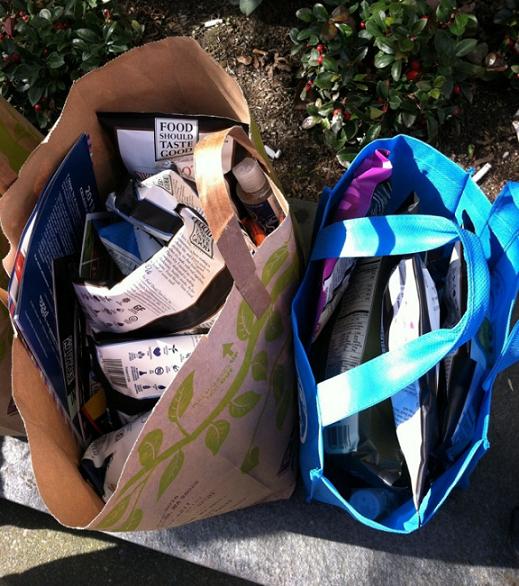 Two bags FULL of loot.