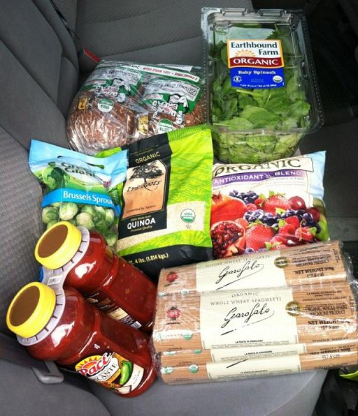 $50 worth of Costco staples. 