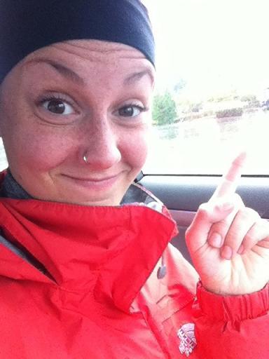 Attempting to show the soaked parking lot.