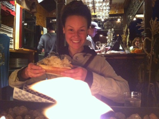 This is the face of a very tired, but content soul. 