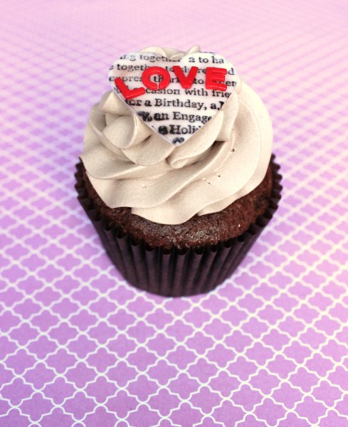 My Valentines/Birthday cupcake!