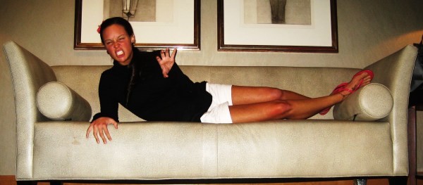 I've always wanted to be a couch model..not really. Photo circa 2010. I was 21.