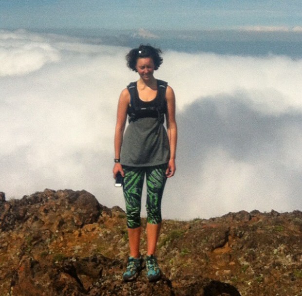 This is what I look like at 6280 ft, about the clouds, and with the sun in my face. 