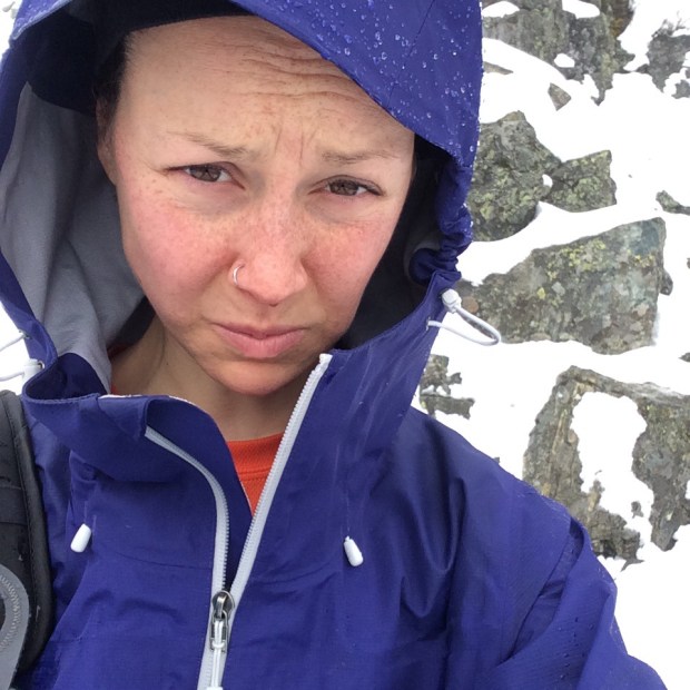 My face was so numb as I took this photo I had no idea my nose was leaking. 