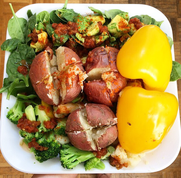 Typical dinner plate.