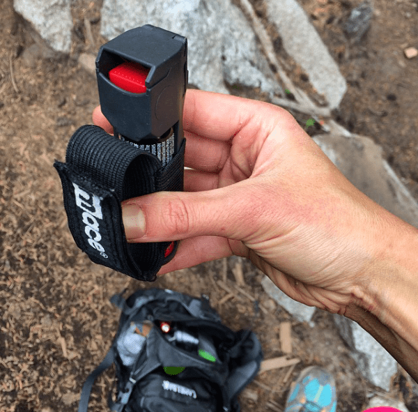 Always in my hand, just in case.