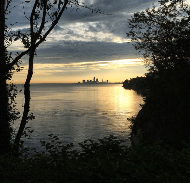 Morning runs give fantastic views of the city.